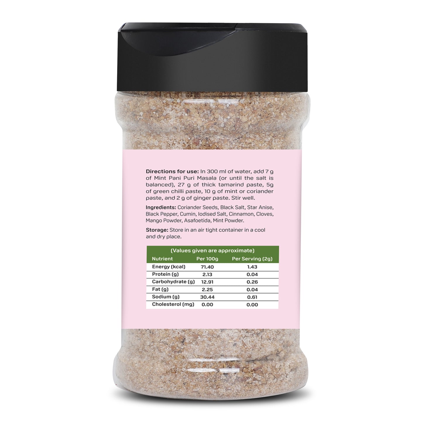 Mint Pani Puri Masala (Pack of 2), 200g