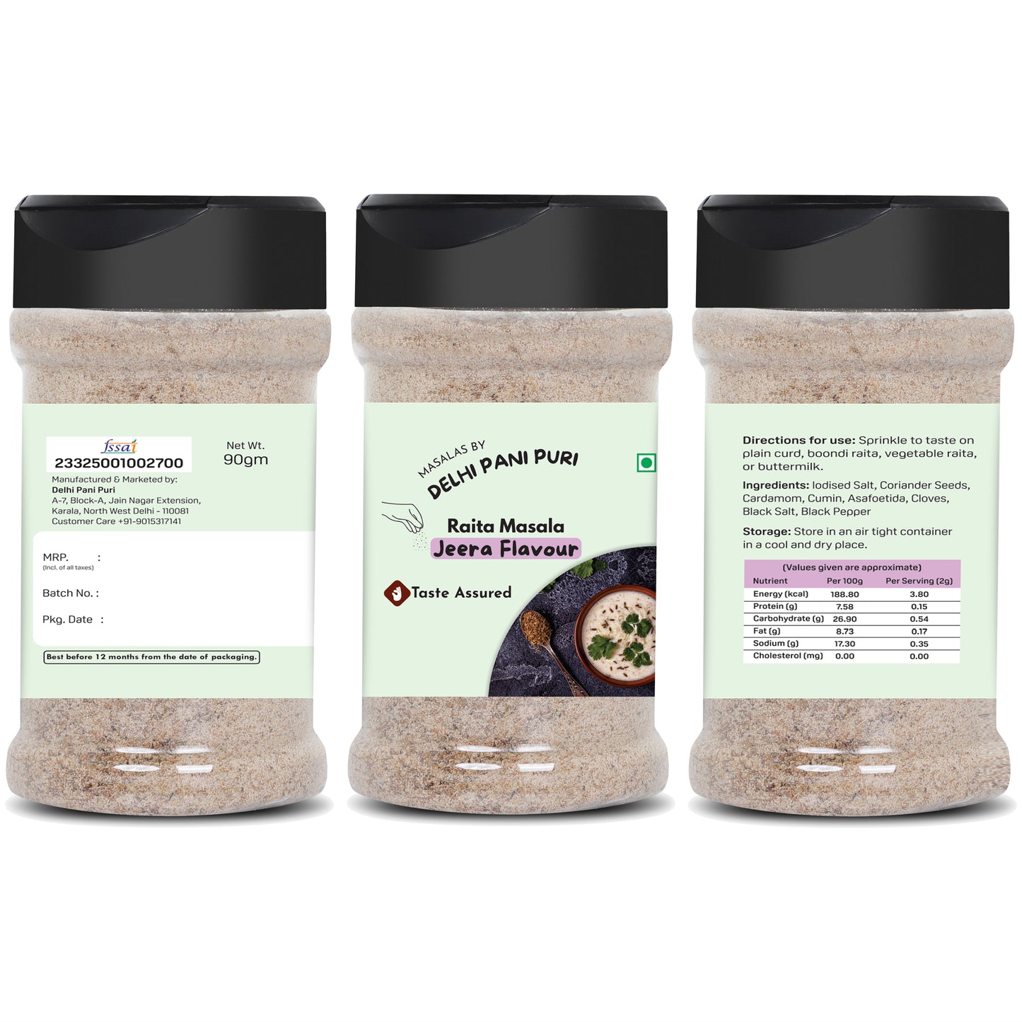 Raita Masala Combo of 3