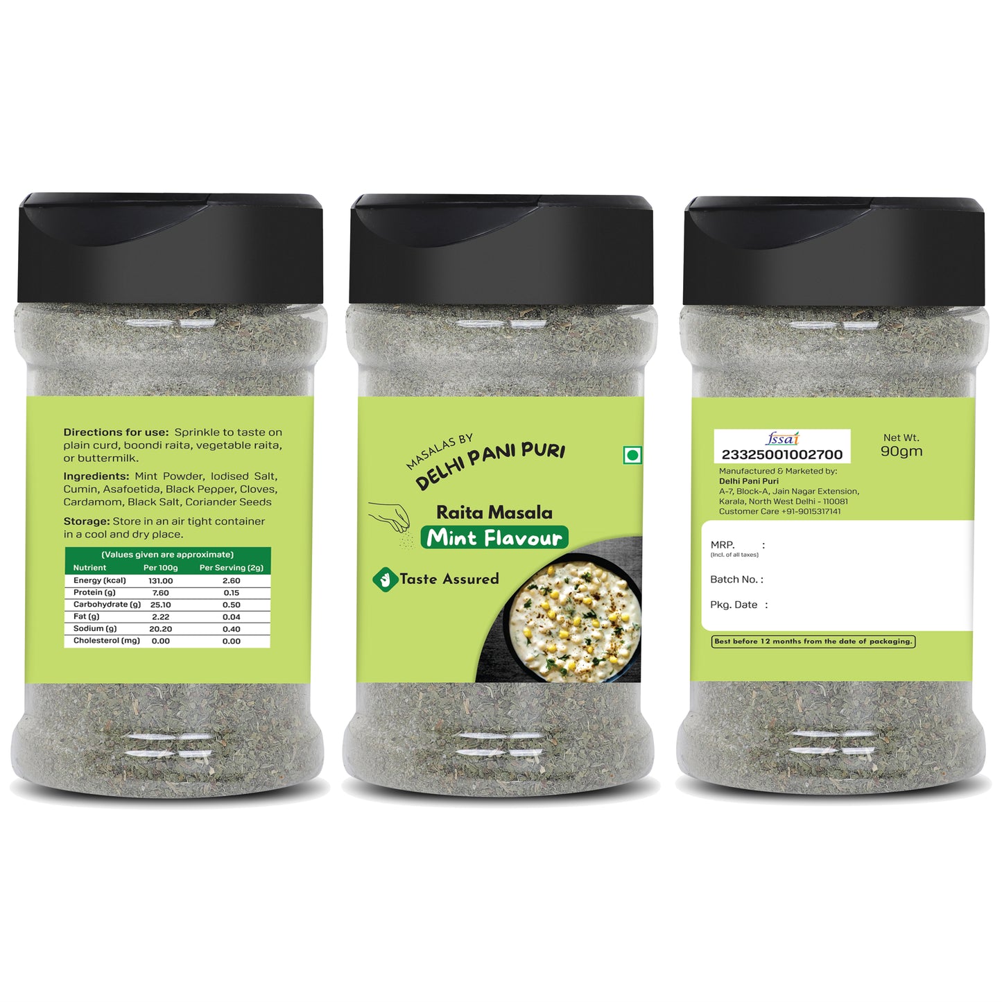 Raita Masala Combo of 3