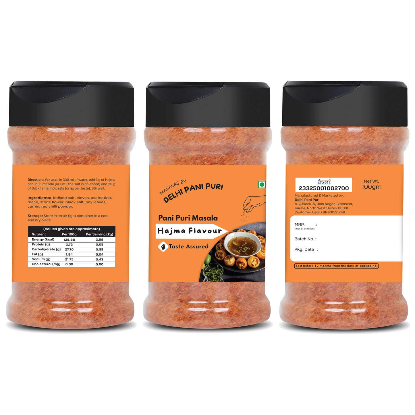 Pani Puri Masalas Combo of 8